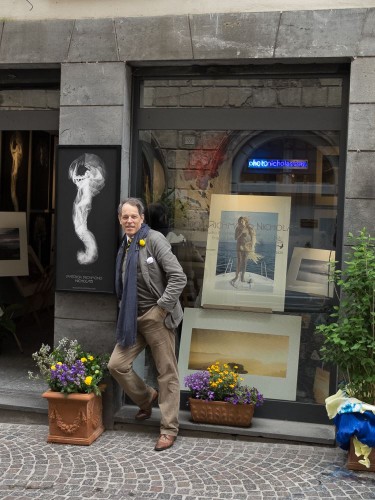Patrick outside Gallery