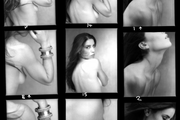 the contact sheet with the cover picture
