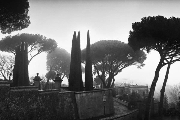 Castel Gandolfo in the fog