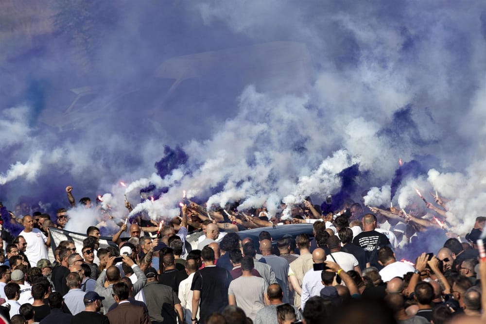 Fabrizio Piscitelli fascist funeral