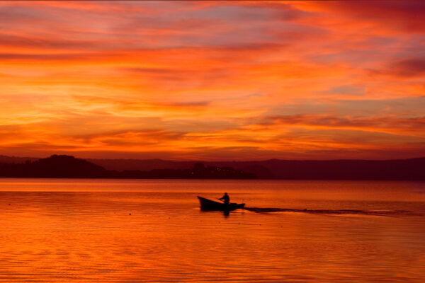 Fisherman on Lake Bolsena
