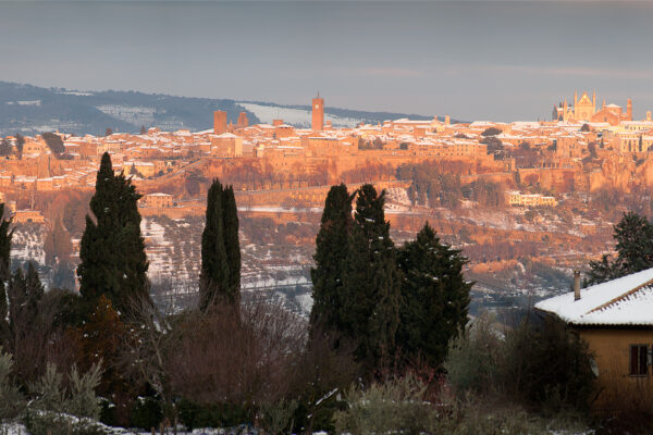 Orvieto Snow Scene