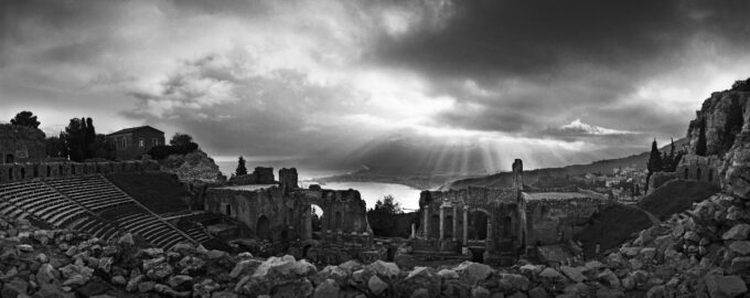 Etna from Taormina, Sicily
