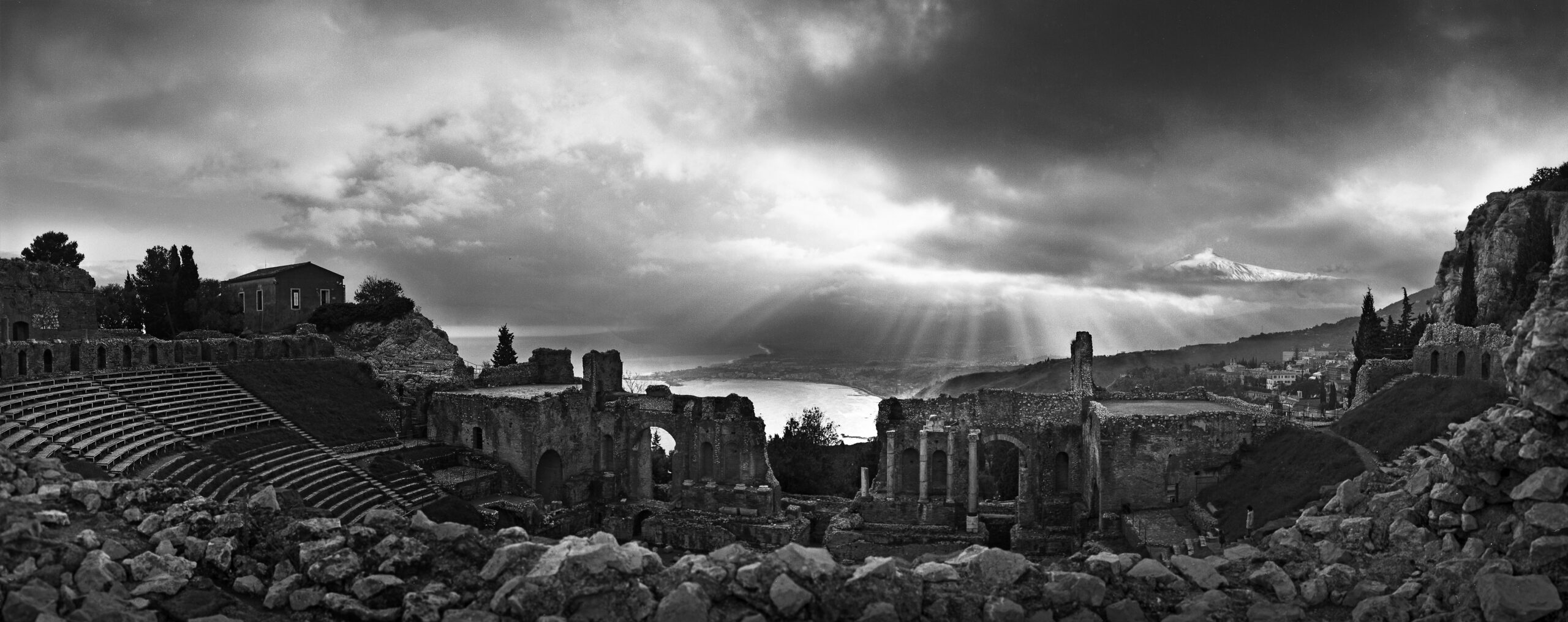 Etna from Taormina, Sicily